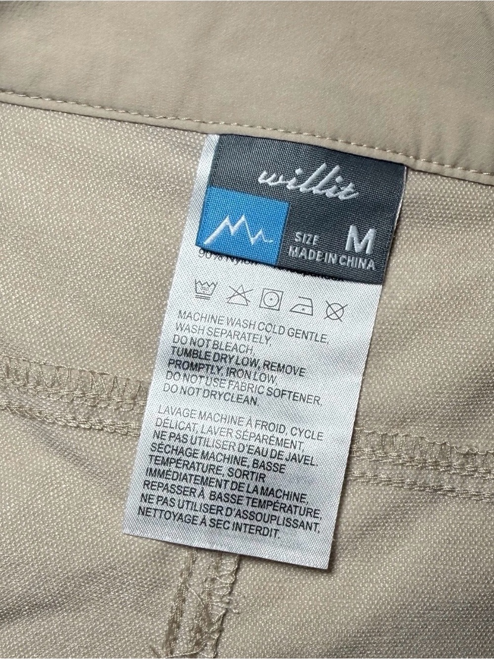 Willit Women's Hiking Shorts Khaki Tan Sun
Protection Pockets Size M NWOT $59 - Picture 7 of 8